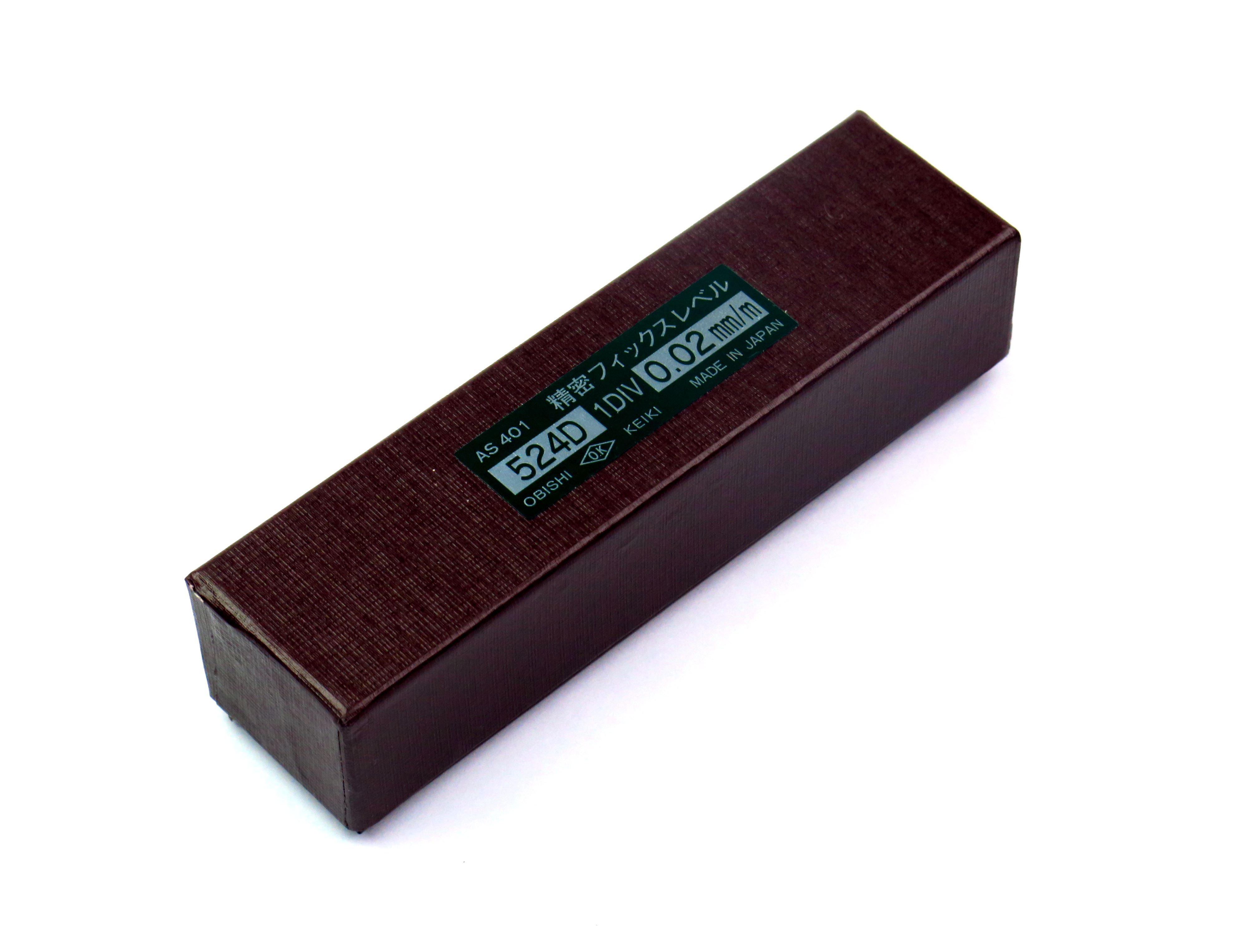 obishi大菱as401水平仪 524d 迷你水平尺100*0.02日本进口