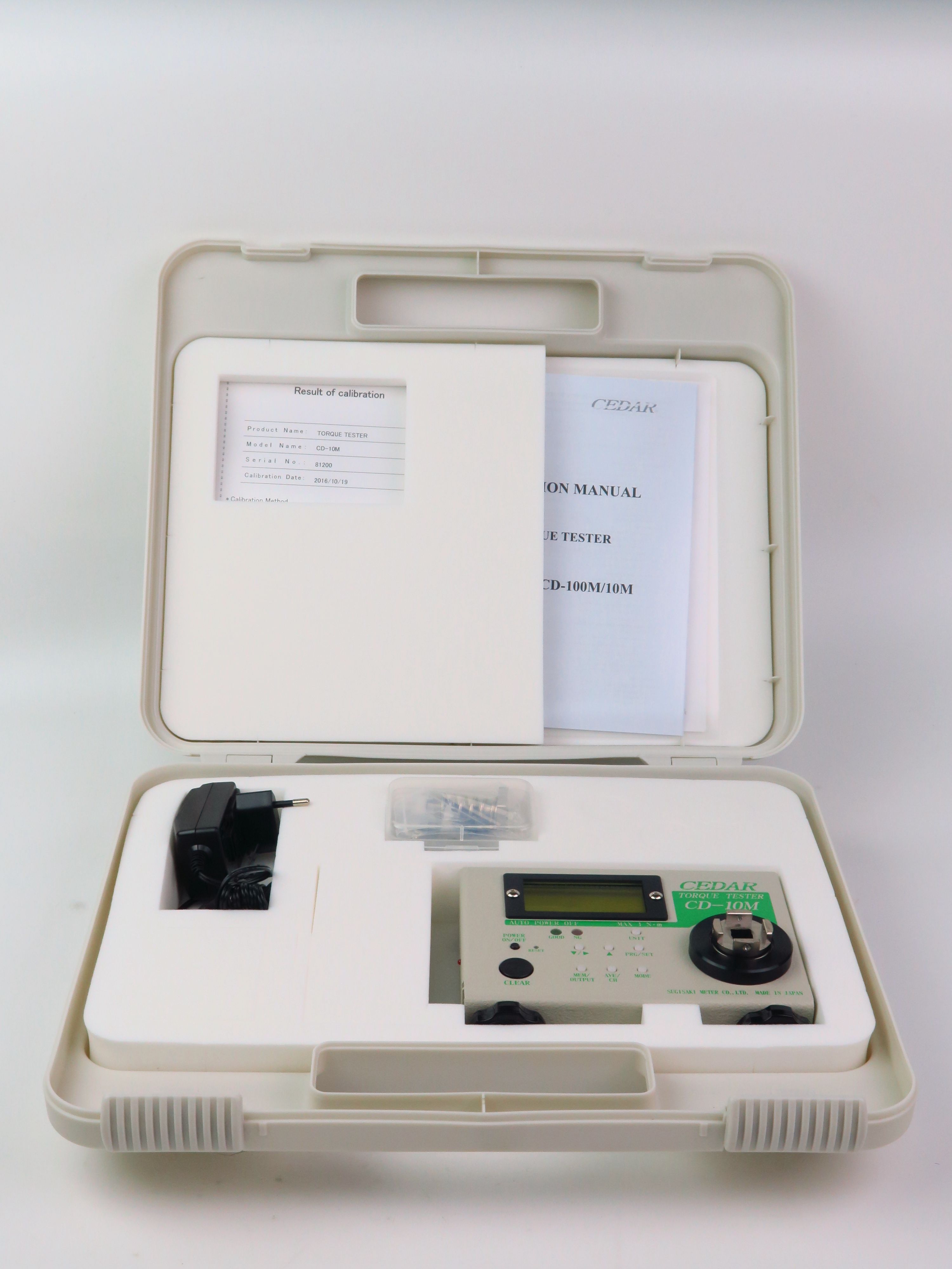 日本cedar螺丝刀思达扭力检测仪cd-15m扭矩计