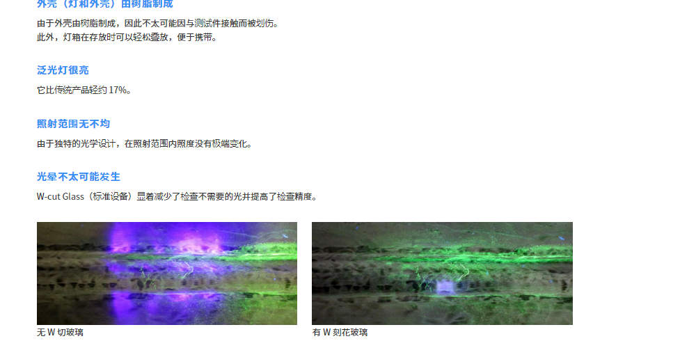 荣进化学uv-led黑色灯s-65lce表面检测灯