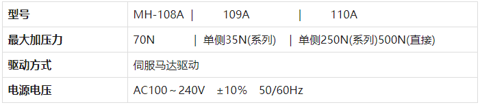 日本米伺服马达焊接机头mh-108a