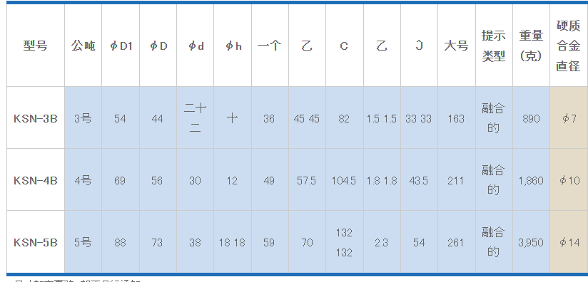 日本进口kabuto数控机床ksn-3b高精度顶针