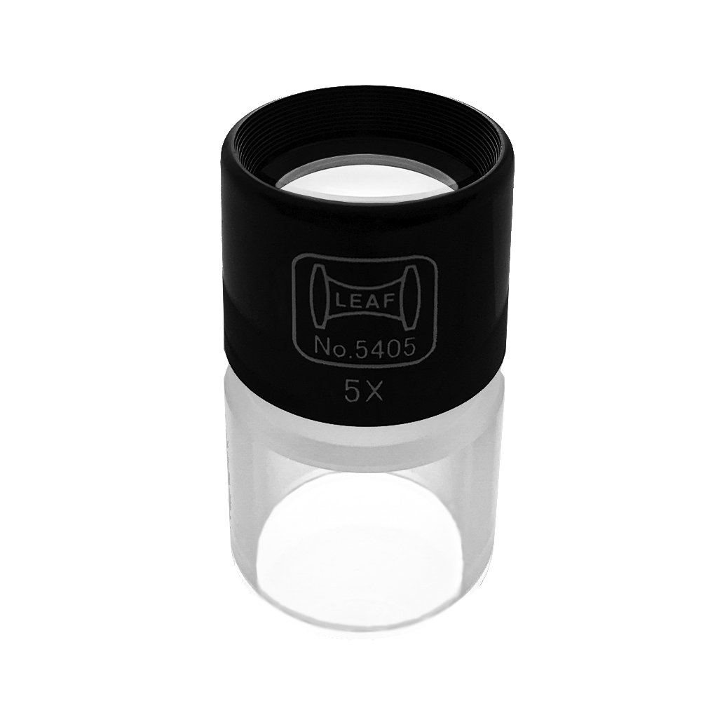 日本leaf京叶5405手持放大镜5倍高清文字放大倍镜