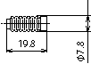 日本citizen西铁城sa-s110接触式位移传感器