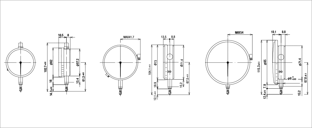 西铁城citizen原装测量表2s-010fiis