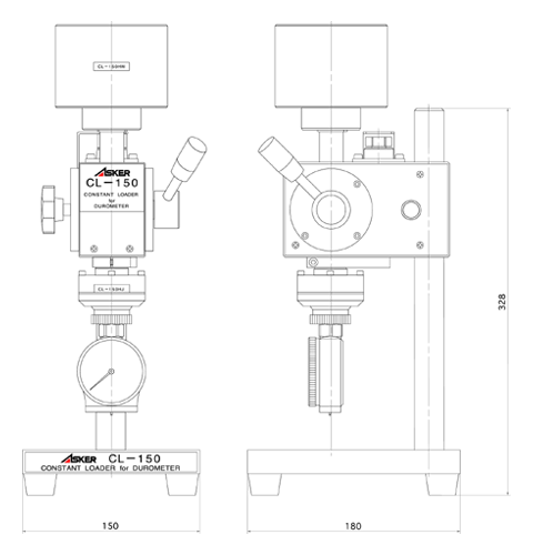asker日本进口恒压装载机cl-150h型硬度计
